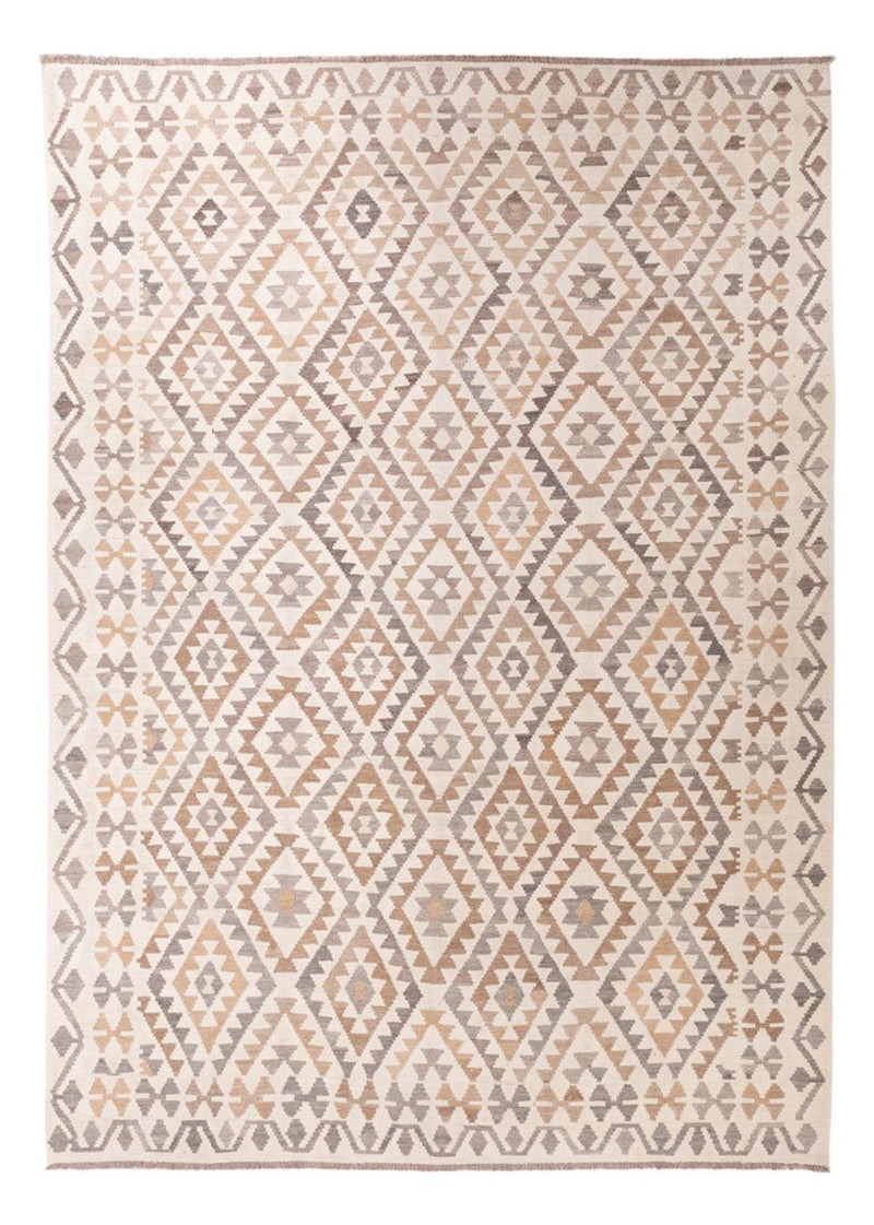 Kelim Carpet - Splash - 290 x 199 cm - grå