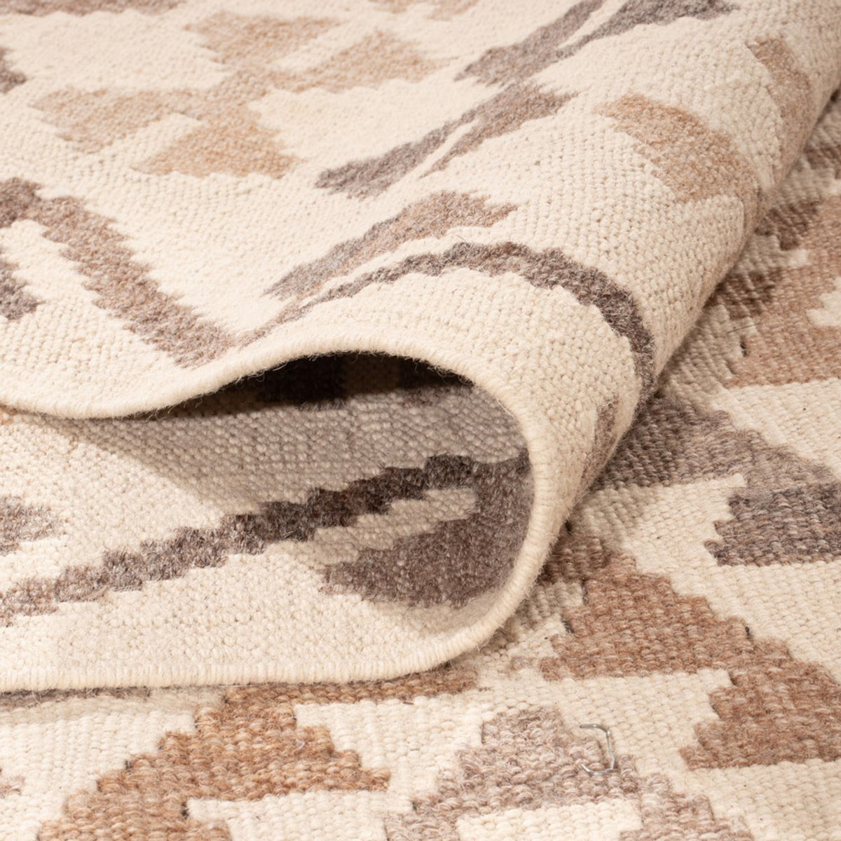 Kelim Carpet - Splash - 290 x 199 cm - grå