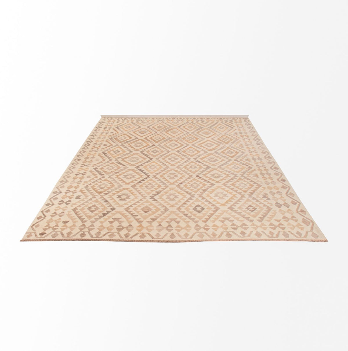 Kelim Carpet - Splash - 290 x 199 cm - grå