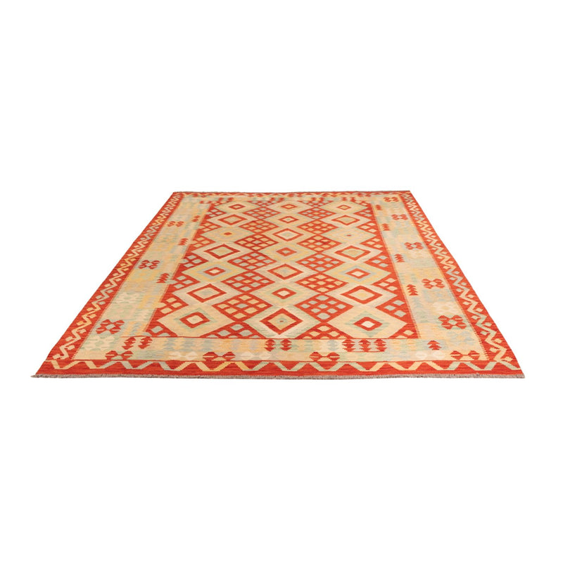Kelim Carpet - Splash - 294 x 209 cm - flerfarvet