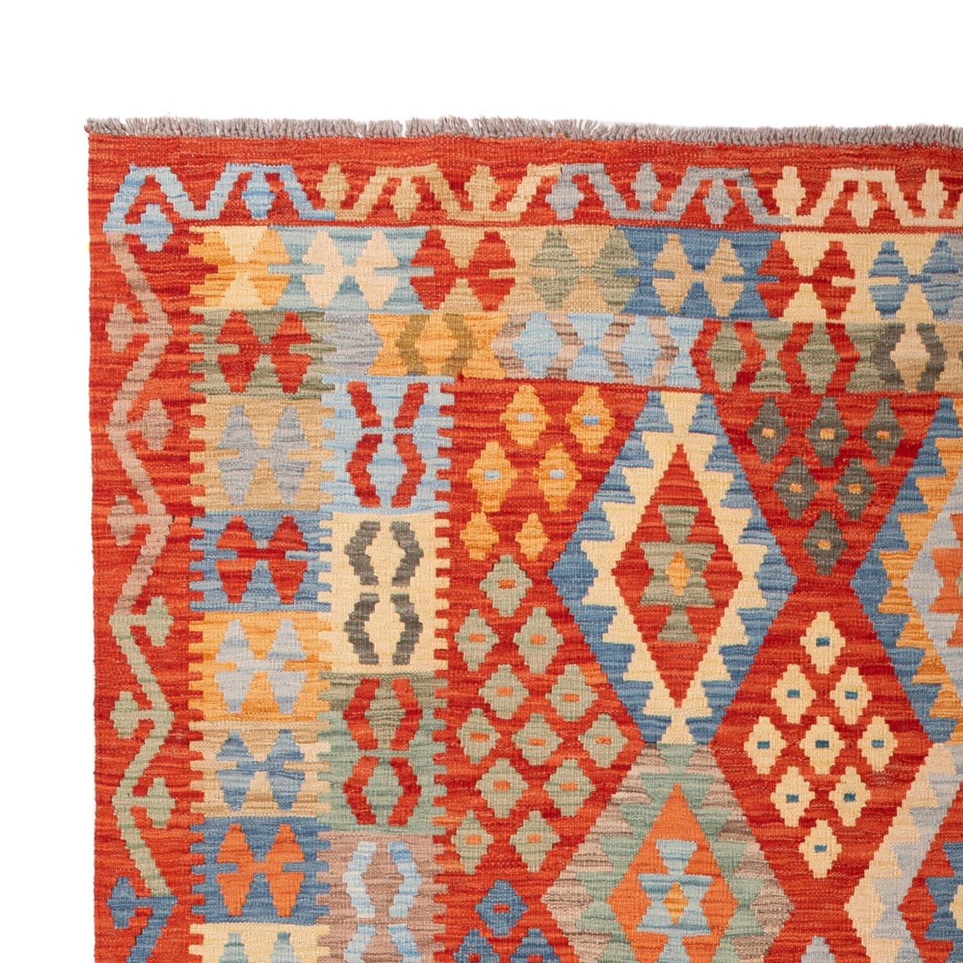 Kilim Maimana Tæppe 304x202cm - Uldtæppe