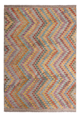 Kelim Carpet - Splash - 298 x 206 cm - flerfarvet