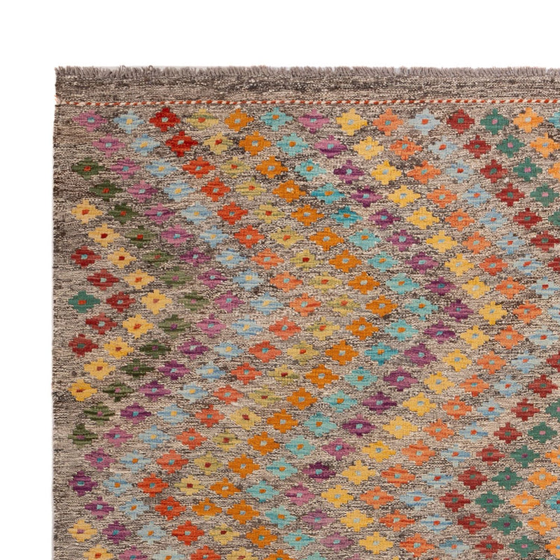 Kelim Carpet - Splash - 298 x 206 cm - flerfarvet