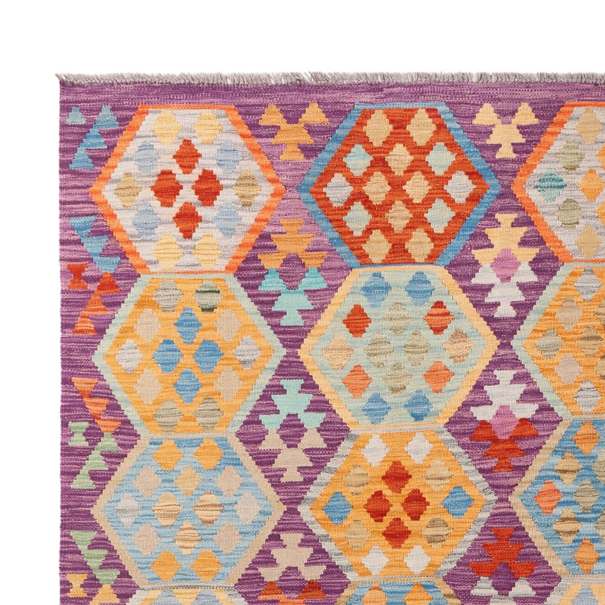 Kilim Maimana Tæppe 206x313cm - Uldtæppe