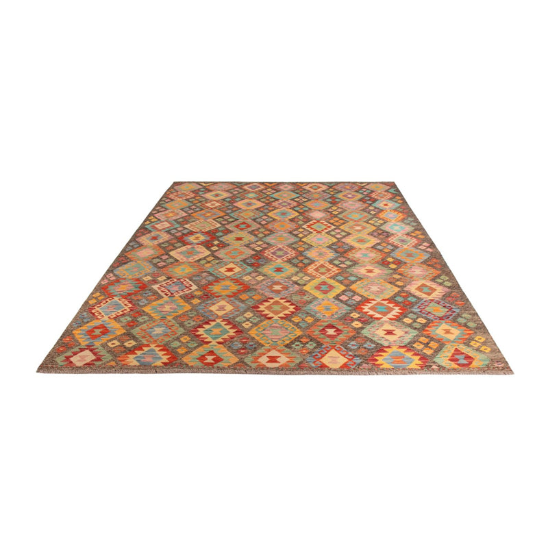 Kelim Carpet - Splash - 304 x 211 cm - flerfarvet