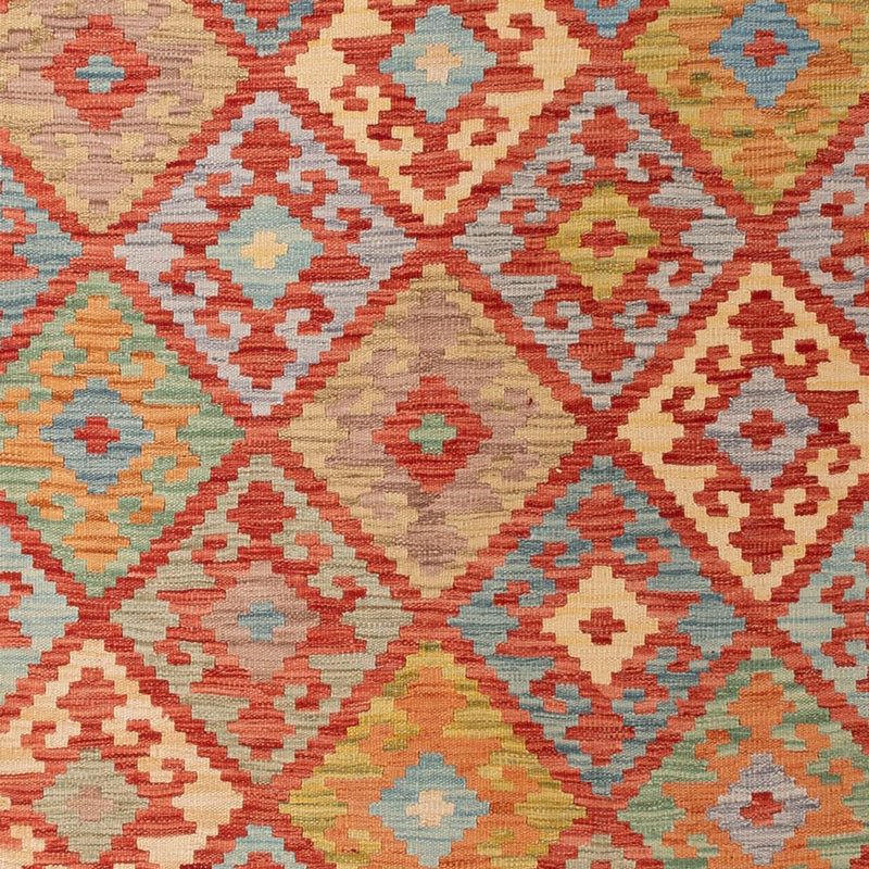 Kelim Carpet - Splash - 300 x 202 cm - flerfarvet