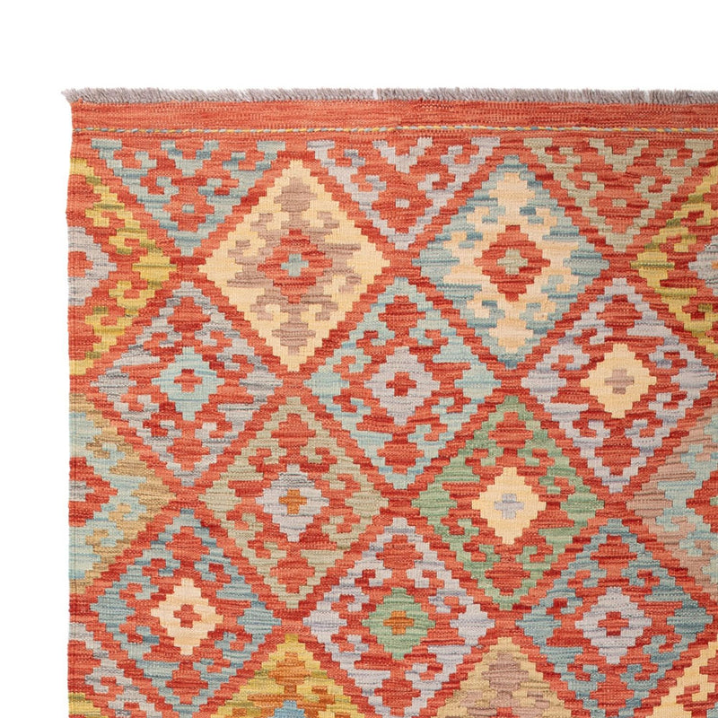 Kelim Carpet - Splash - 300 x 202 cm - flerfarvet