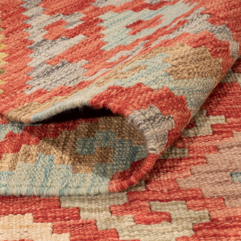 Kelim Carpet - Splash - 300 x 202 cm - flerfarvet