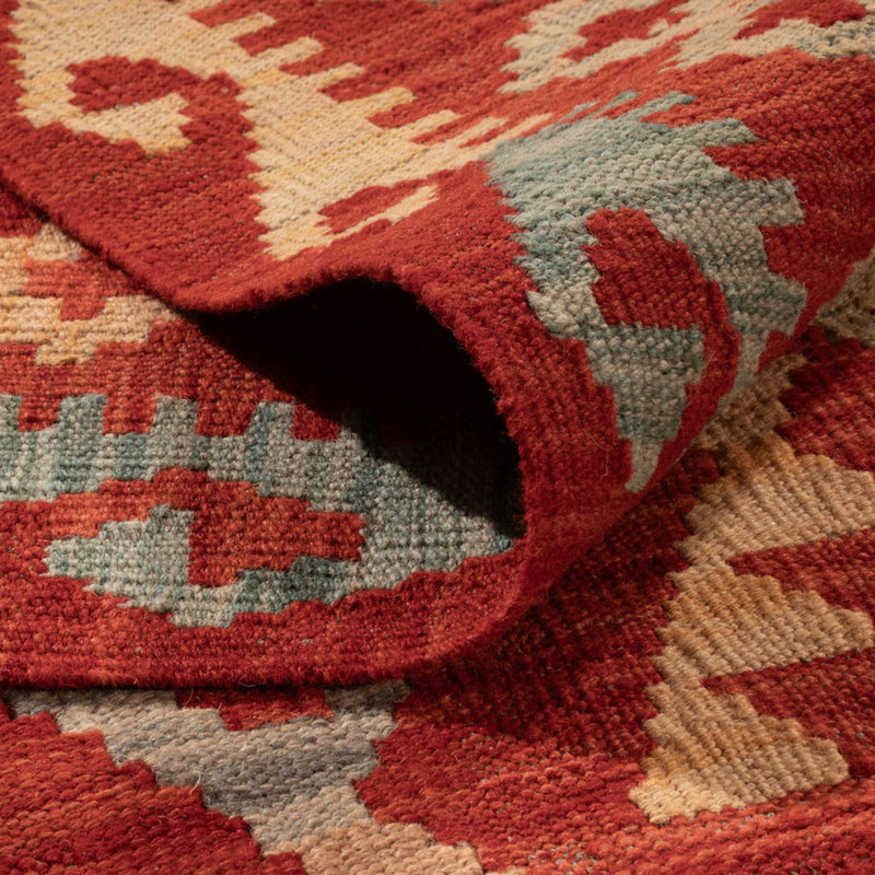 Kelim Carpet - Splash - 309 x 197 cm - flerfarvet