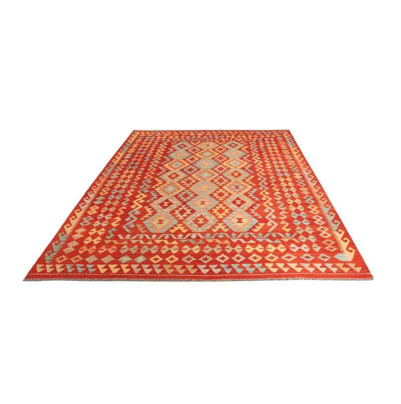 Kelim Carpet - Splash - 309 x 197 cm - flerfarvet