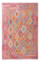 Kelim Carpet - Splash - 297 x 194 cm - flerfarvet