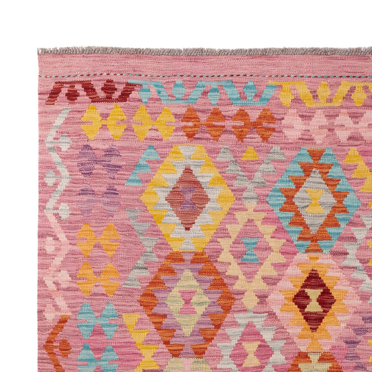 Kelim Carpet - Splash - 300 x 200 cm - flerfarvet