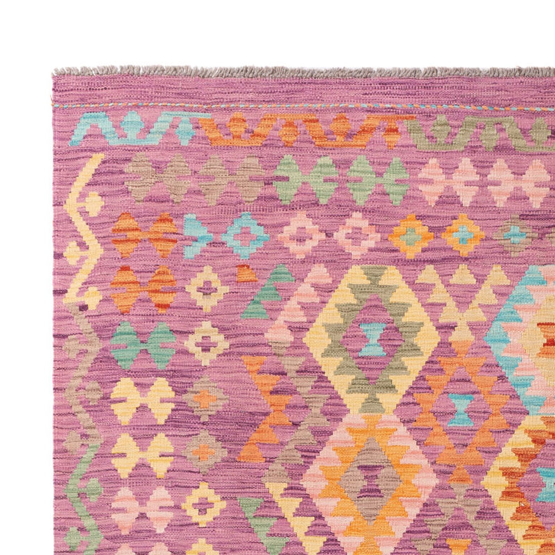 Kelim Carpet - Splash - 299 x 198 cm - flerfarvet