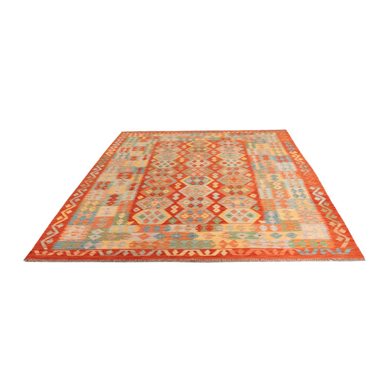 Kelim Carpet - Splash - 305 x 207 cm - flerfarvet