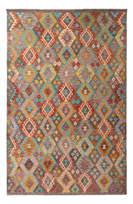 Kelim Carpet - Splash - 314 x 201 cm - flerfarvet