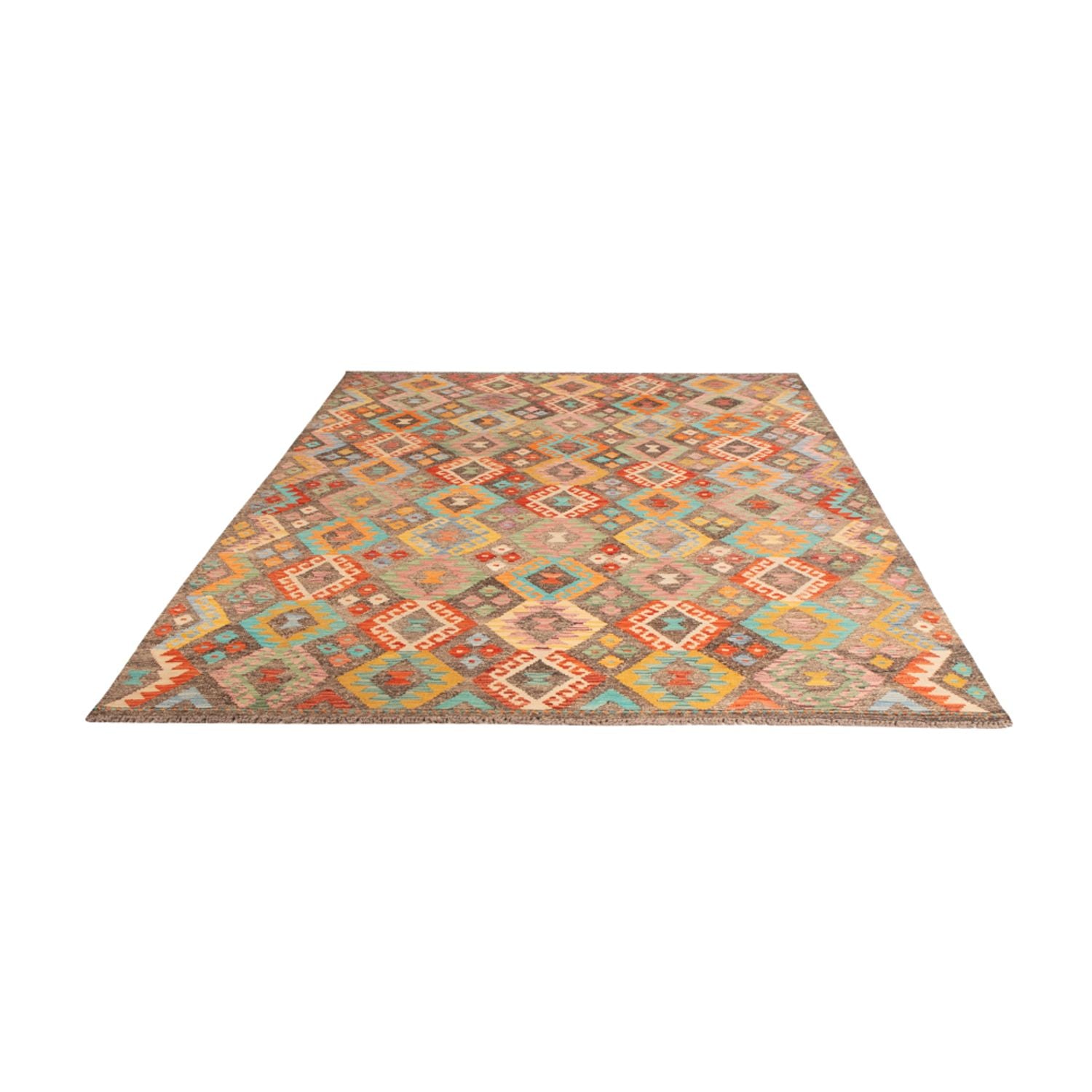 Kelim Carpet - Splash - 314 x 201 cm - flerfarvet