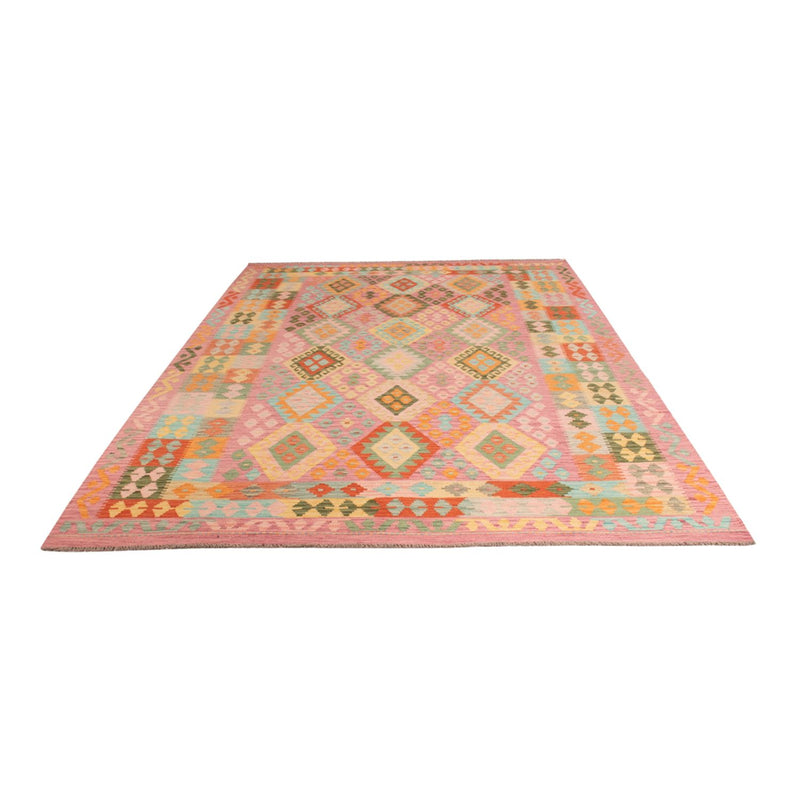 Kelim Carpet - Splash - 318 x 205 cm - flerfarvet