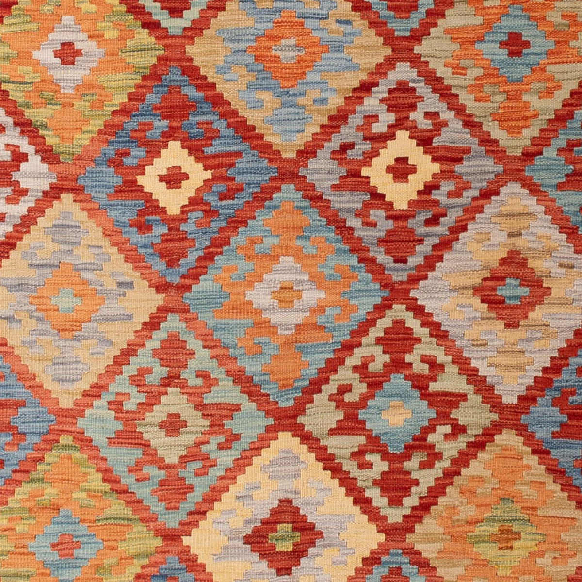 Kelim Carpet - Splash - 292 x 201 cm - flerfarvet