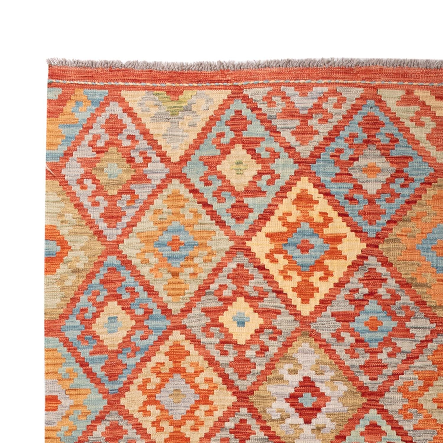 Kelim Carpet - Splash - 292 x 201 cm - flerfarvet