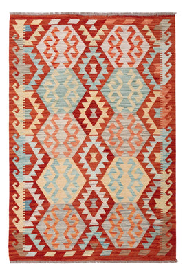 Kelim Carpet - Splash - 179 x 118 cm - flerfarvet