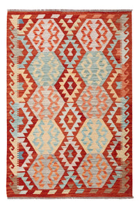 Kelim Carpet - Splash - 179 x 118 cm - flerfarvet