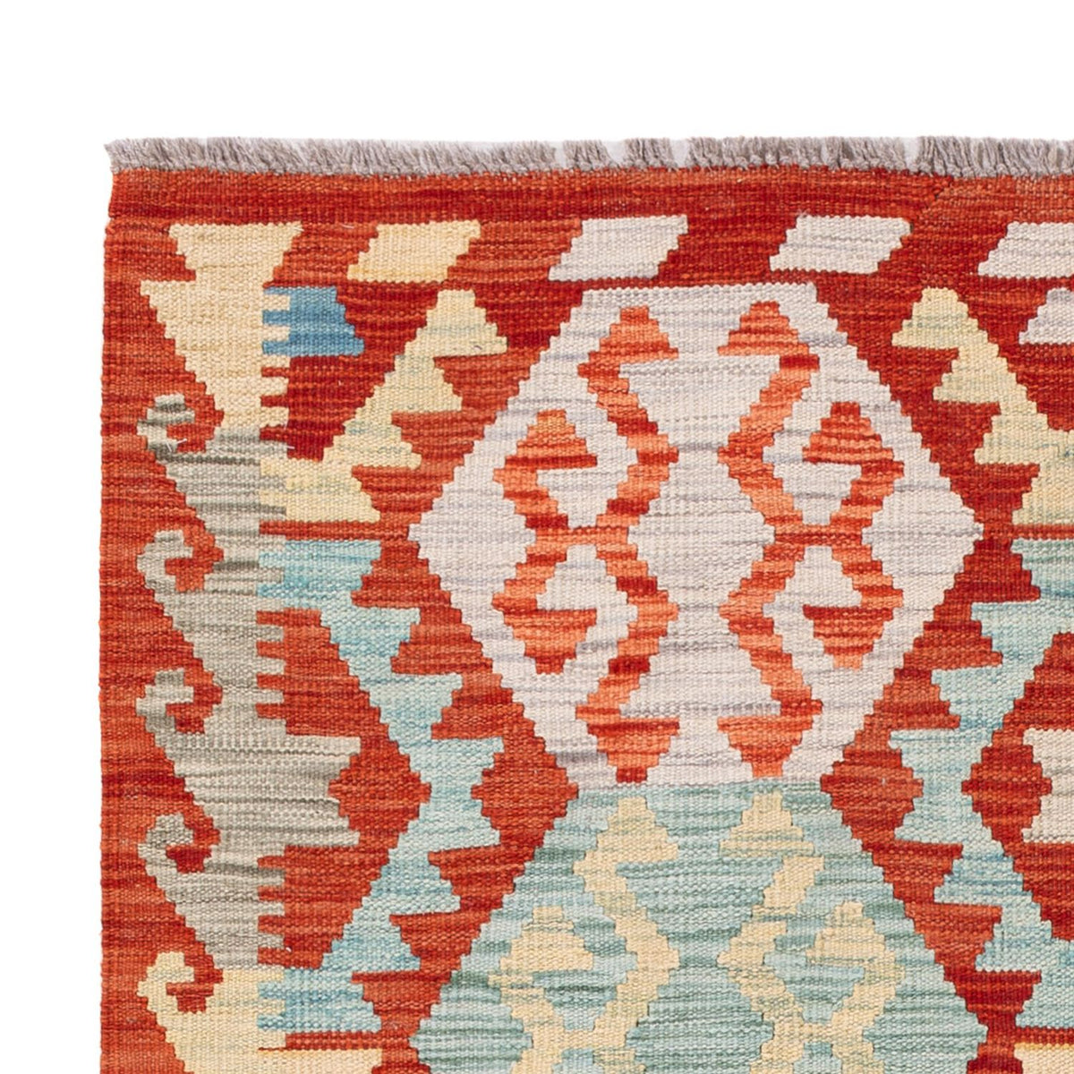 Kelim Carpet - Splash - 179 x 118 cm - flerfarvet