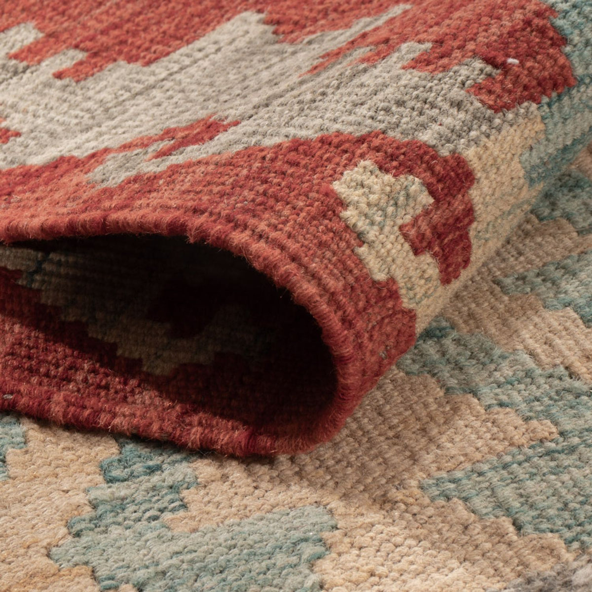 Kelim Carpet - Splash - 179 x 118 cm - flerfarvet