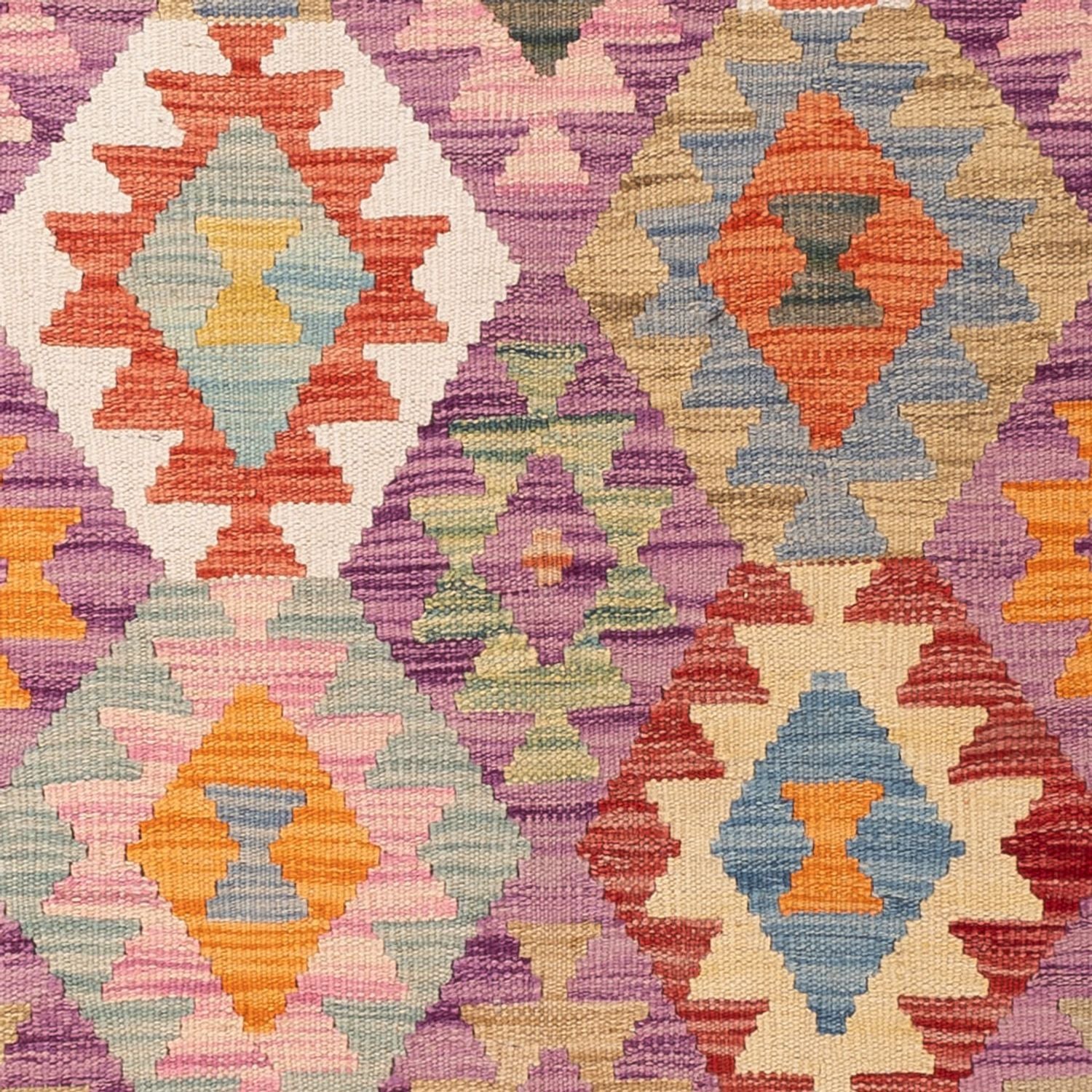 Kelim Carpet - Splash - 173 x 124 cm - flerfarvet