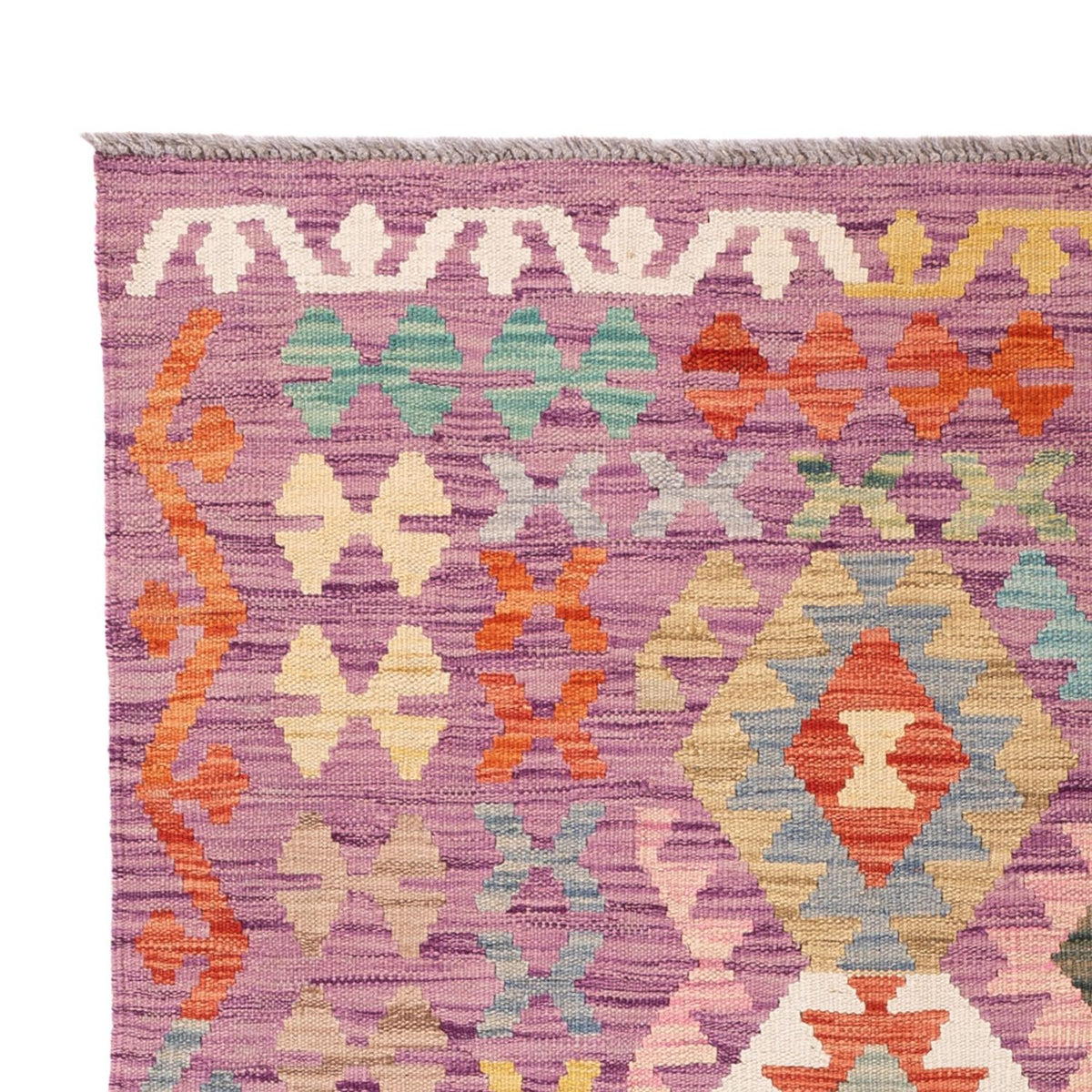 Kelim Carpet - Splash - 173 x 124 cm - flerfarvet