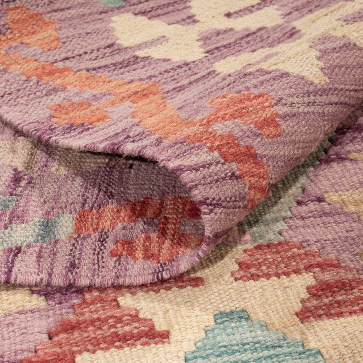 Kelim Carpet - Splash - 173 x 124 cm - flerfarvet