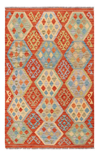Kelim Carpet - Splash - 186 x 122 cm - flerfarvet