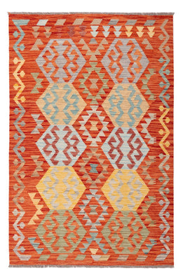 Kelim Carpet - Splash - 180 x 115 cm - flerfarvet