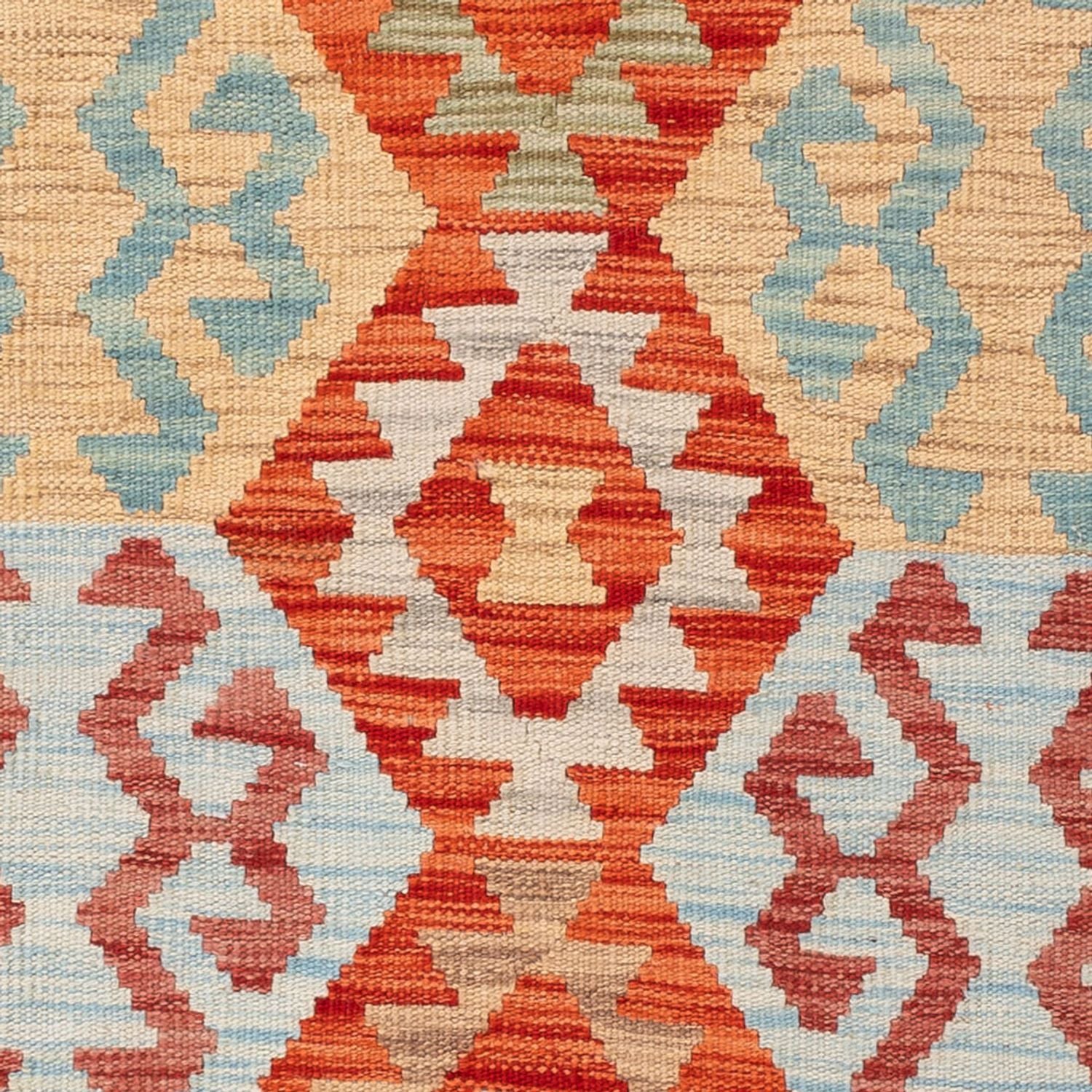 Kelim Carpet - Splash - 180 x 115 cm - flerfarvet