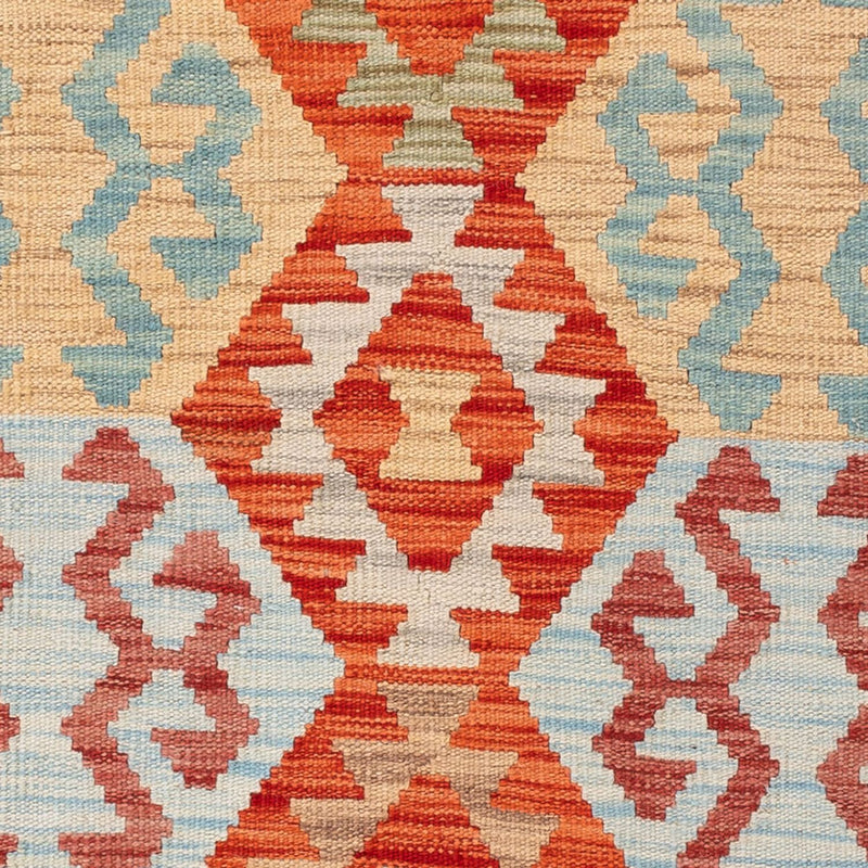 Kelim Carpet - Splash - 180 x 115 cm - flerfarvet