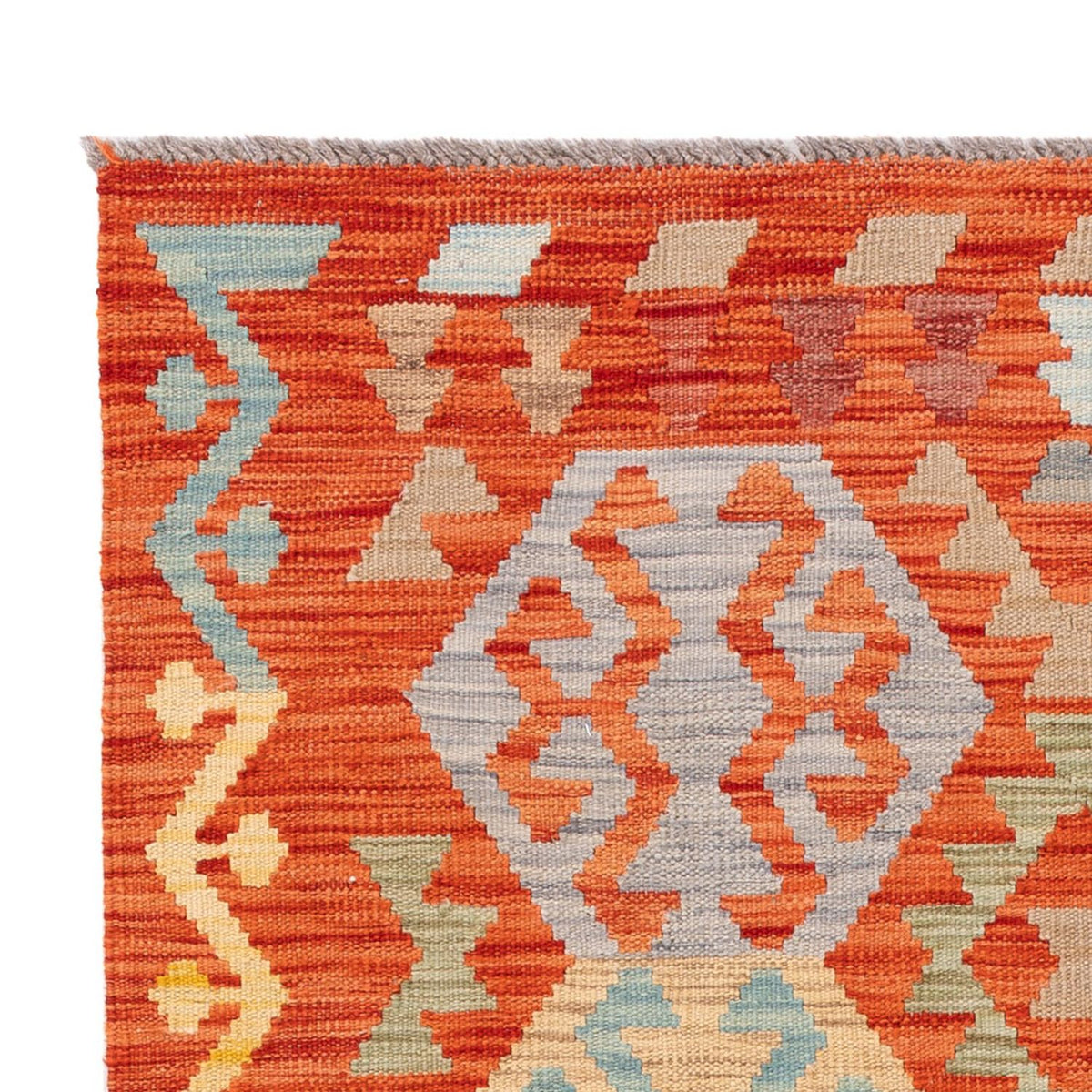 Kelim Carpet - Splash - 180 x 115 cm - flerfarvet