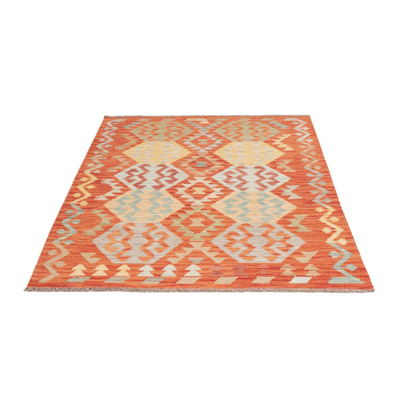 Kelim Carpet - Splash - 180 x 115 cm - flerfarvet