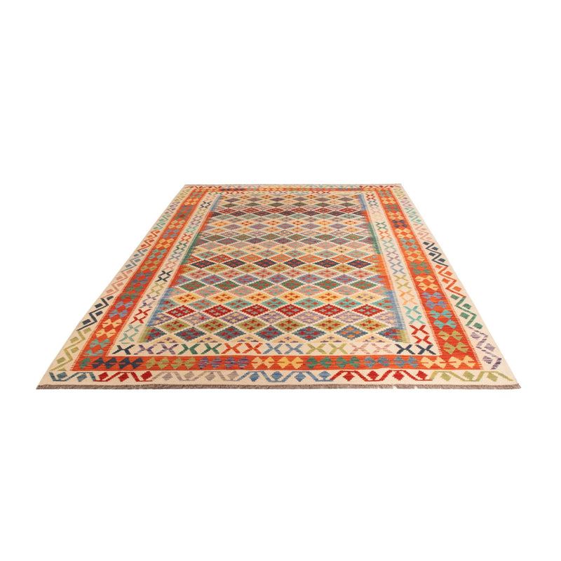 Kelim Carpet - Splash - 304 x 209 cm - flerfarvet