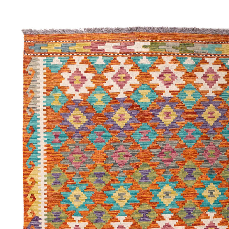 Kelim Carpet - Splash - 292 x 213 cm - flerfarvet