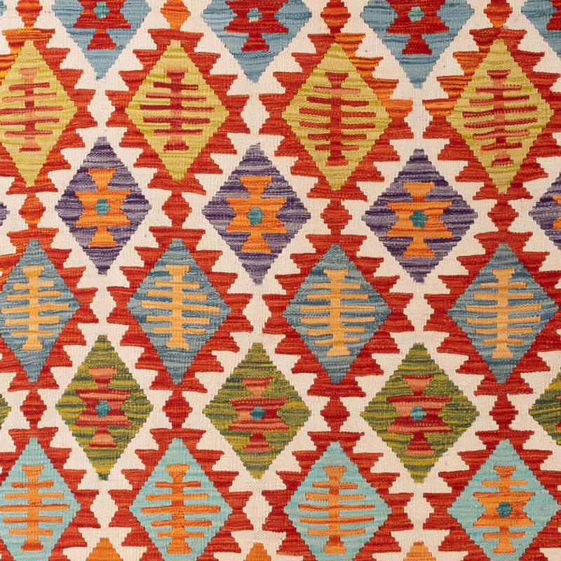 Kelim Carpet - Splash - 307 x 200 cm - flerfarvet