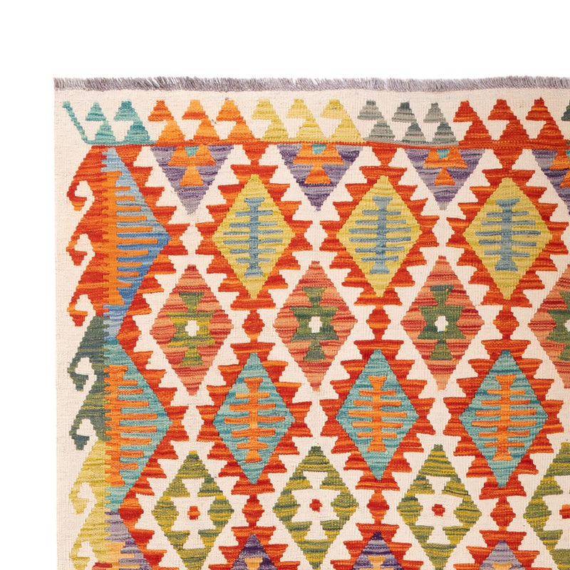 Kelim Carpet - Splash - 307 x 200 cm - flerfarvet