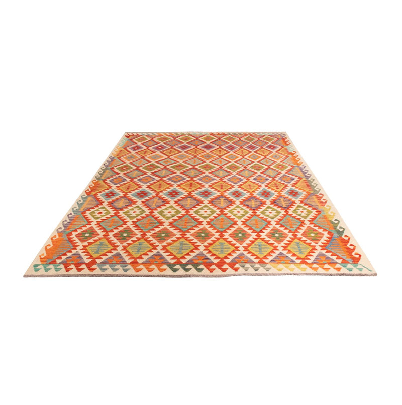 Kelim Carpet - Splash - 307 x 200 cm - flerfarvet