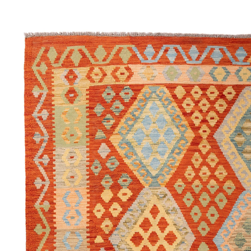 Kelim Carpet - Splash - 304 x 207 cm - flerfarvet