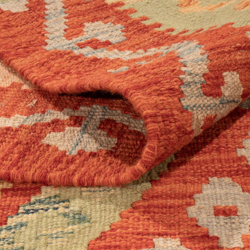 Kelim Carpet - Splash - 304 x 207 cm - flerfarvet
