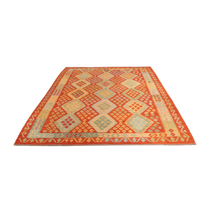 Kelim Carpet - Splash - 304 x 207 cm - flerfarvet