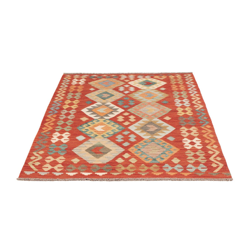 Kelim Carpet - Splash - 186 x 120 cm - flerfarvet