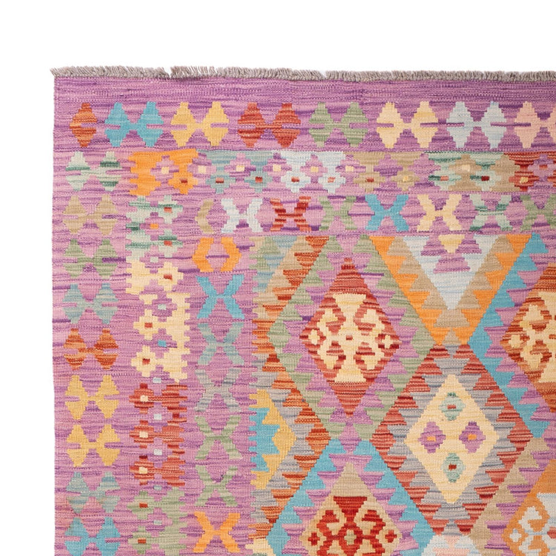 Kelim Carpet - Splash - 300 x 203 cm - flerfarvet