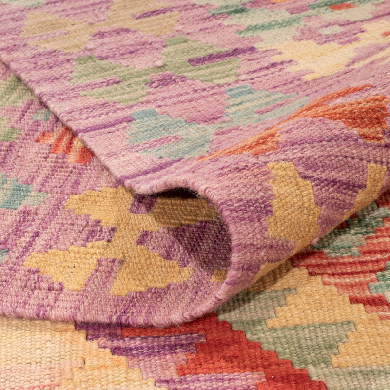 Kelim Carpet - Splash - 300 x 203 cm - flerfarvet