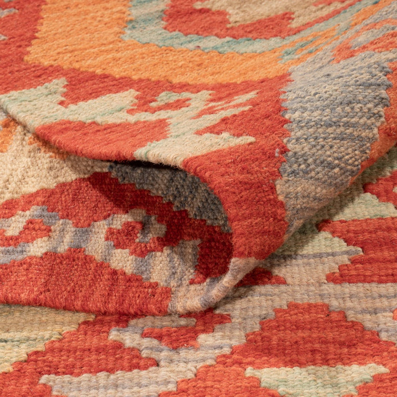 Kelim Carpet - Splash - 303 x 206 cm - flerfarvet