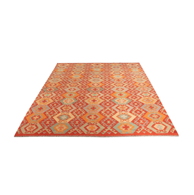 Kelim Carpet - Splash - 303 x 206 cm - flerfarvet