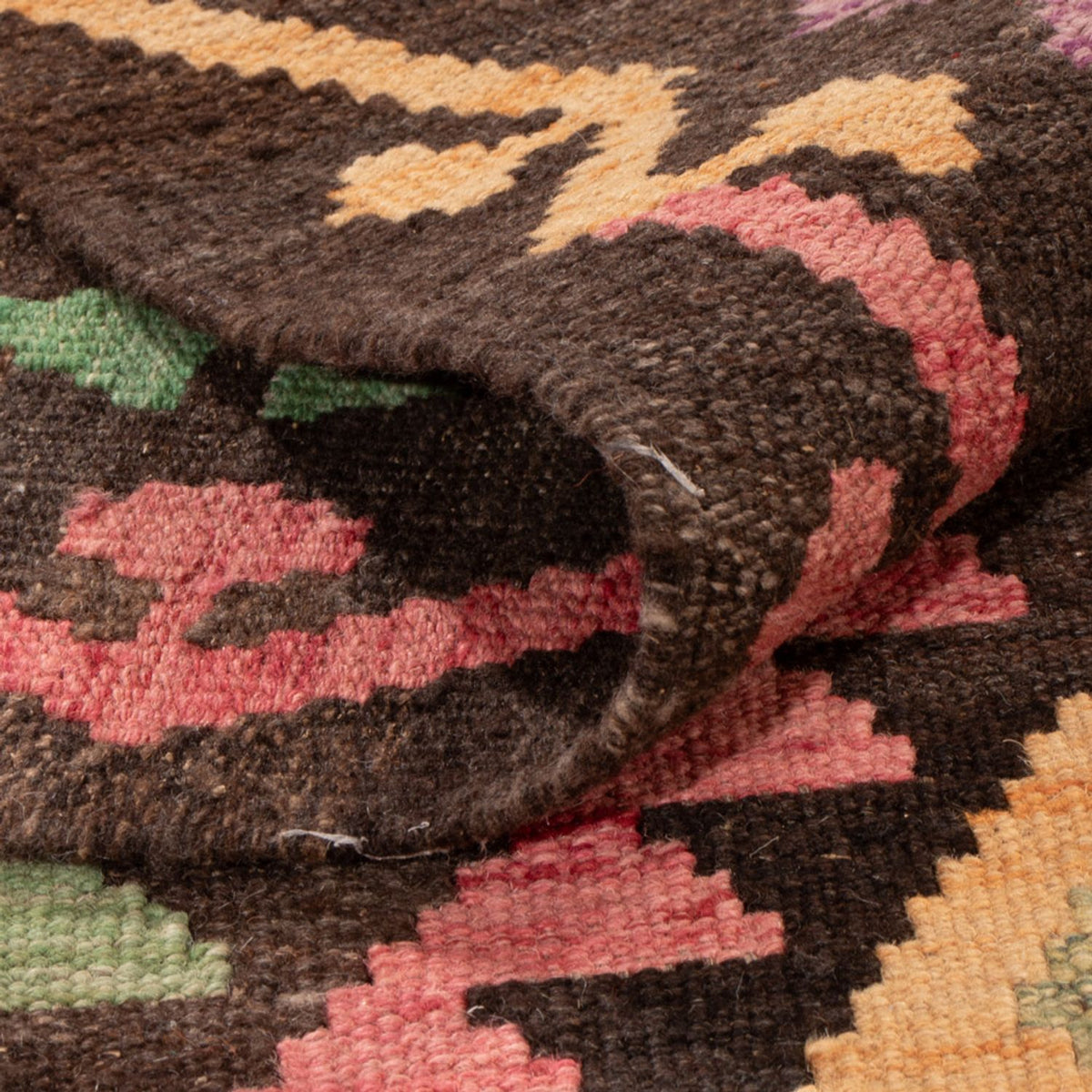 Kelim Carpet - Splash - 303 x 210 cm - flerfarvet